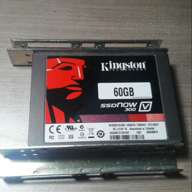 金士頓 kingston ssd 60G硬碟