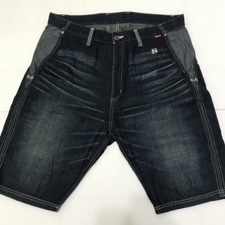 近全新品 NEIGHBORHOOD CRUISE C-ST 藍 水洗 刺繡 牛仔 短褲 (L)