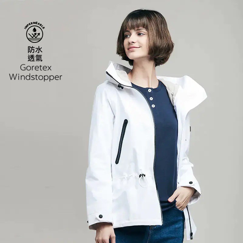 星攀 法國品牌 女款秋冬外套防風防雨 Gore Tex外套 防水透氣材質 戶外運動 登山防水衝鋒衣 防水外套 蝦皮購物