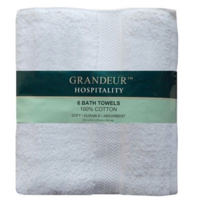現貨 Grandeur 商用純棉 純白大浴巾 76x132公分 好市多 洗澡浴巾 毛巾