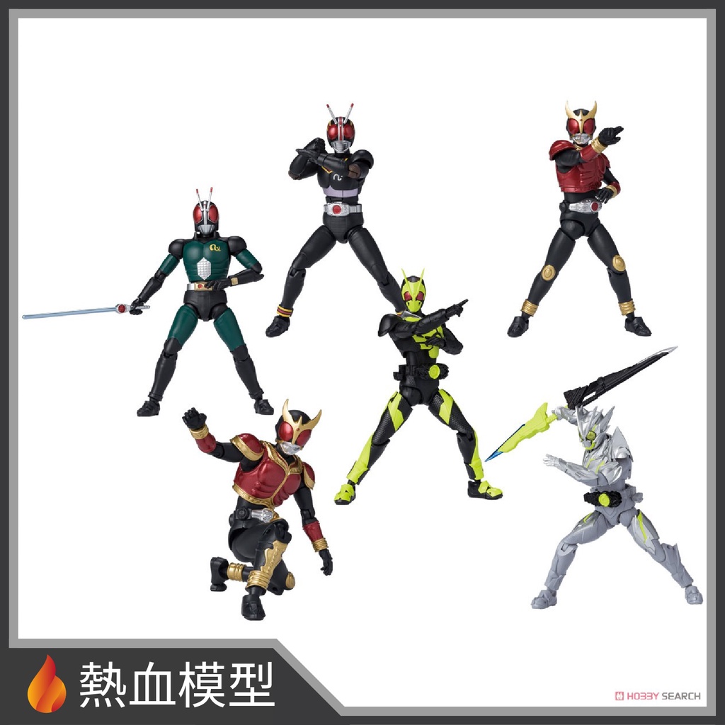 [熱血模型] BANDAI 萬代 掌動XX新系列 假面騎士 單售(BLACK,RX,ZERO-ONE,KUUGA)