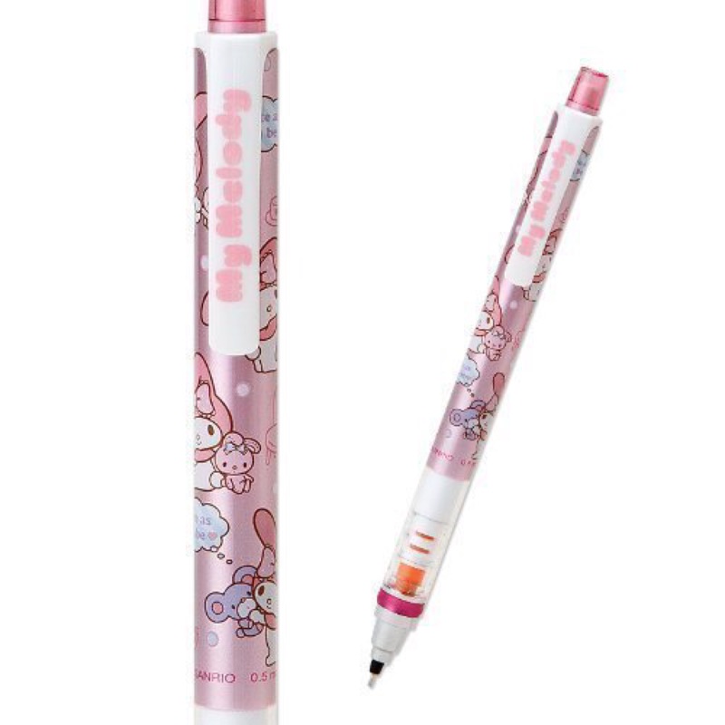 日本 Sanrio 三麗鷗 美樂蒂Melody x UNI KURU TOGA 限定聯名款 0.5mm 自動旋轉鉛筆