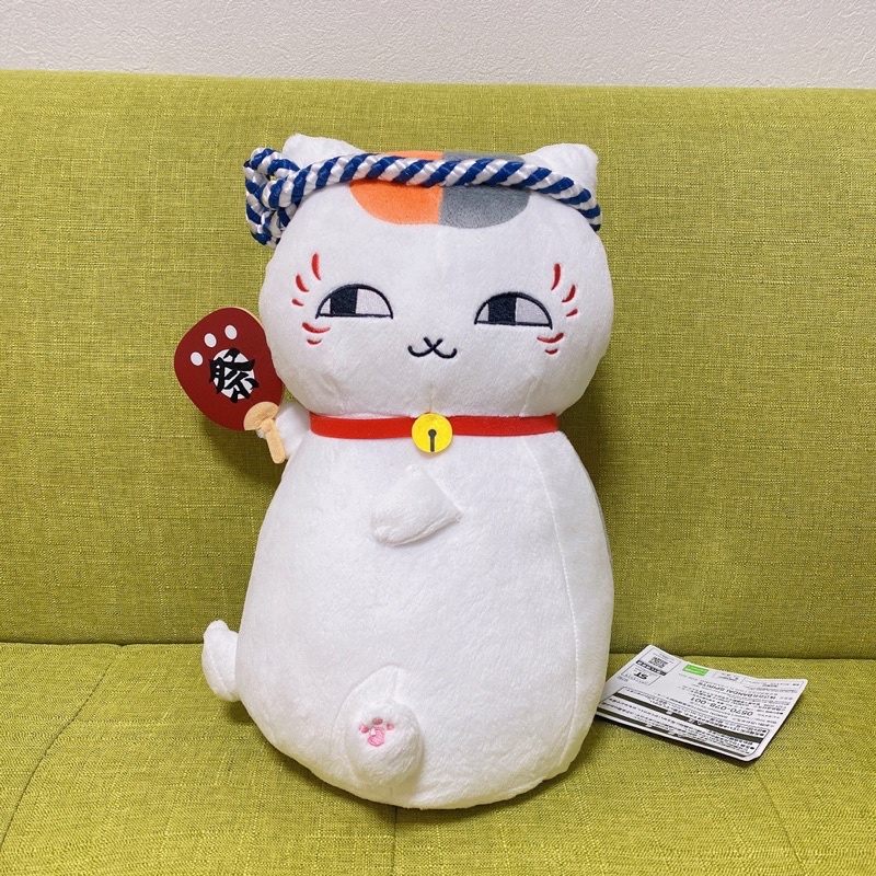 日本代購 正版 日版 日本景品 一番賞 C賞 貓咪老師 夏目友人帳 造型玩偶 玩偶 娃娃