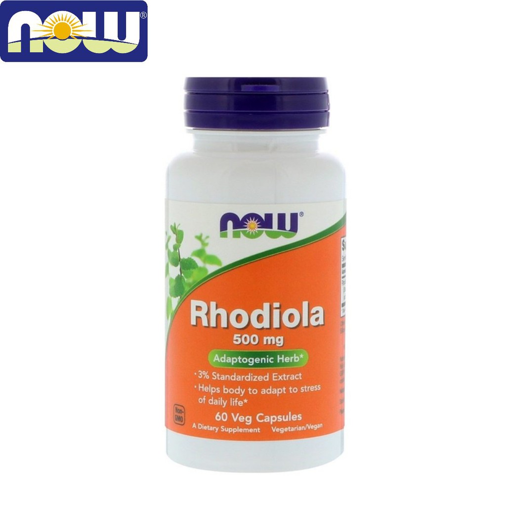 現貨【Now Foods】紅景天 Rhodiola，60 粒素食膠囊【純素 Vegan】