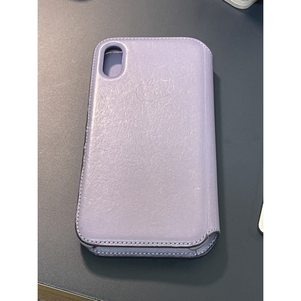 Apple Leather Folio iPhone X 原廠皮套、皮革手機殼、側掀皮套