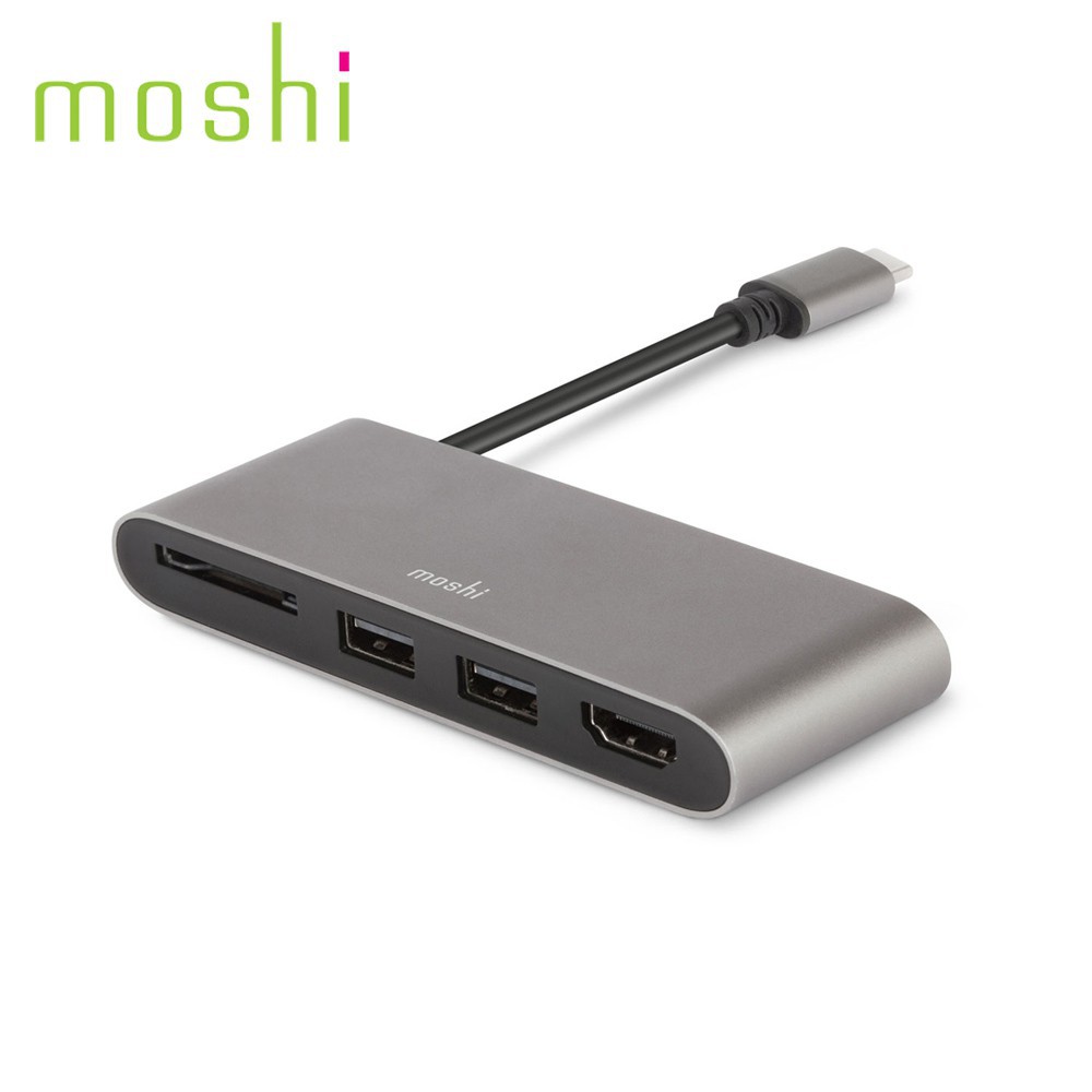 Moshi Type-C to HDMI/USB3.1/SD 讀卡機 4K多媒體轉接器 1轉4 現貨 廠商直送
