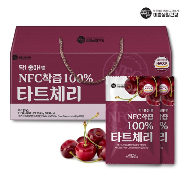 【首爾先生mrseoul】韓國 NFC 櫻桃汁 70ml/包 100%果汁
