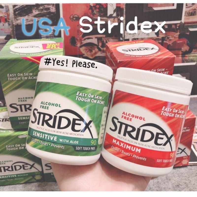 美國正品 stridex 水楊酸棉片 去角質化妝棉 深層清潔 清潔面棉 去角質 去黑頭 粉刺 綠色 紅色 藍色