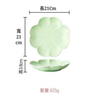 Home歐陸瓷具批嚴選發供應品質保證台灣現貨9 25吋大龜背竹葉8 5吋杏運草創意造型盤 內有呎吋圖片 蝦皮購物