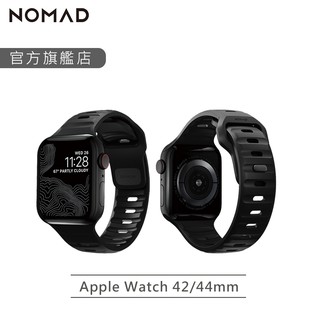 【NOMAD】 Apple Watch專用運動風FKM橡膠錶帶-49/45/44/42mm 黑｜台灣總代理