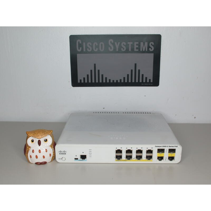 CISCO WS-C2960C-8PC-L PoE Ethernet Switch