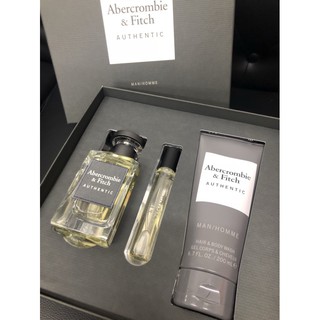 A&F真我男性淡香水100ML+15ML+200ML沐浴膠禮盒組
