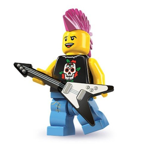 LEGO 樂高 4代 8804 人偶包 搖滾樂手 龐克 Rocker 音樂 全新未拆 四代 電吉他