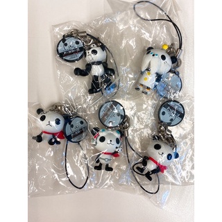 PANDA-Z 熊貓鐵金剛 熊貓 鐵金鋼 吊飾 絕版 扭蛋