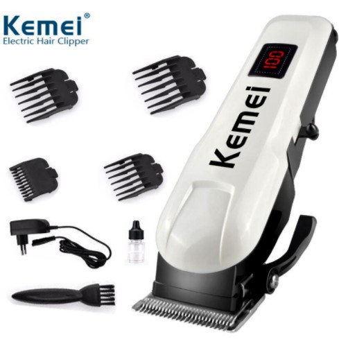 KEMEI 科美充電式電動理髮機專業液晶顯示理髮器無繩電動修剪器 KM-809A