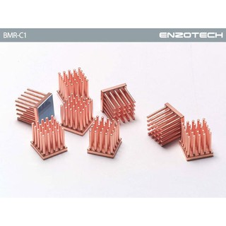 光華CUMA散熱精品*EnzoTech太業代理BMR-C1全銅散熱片*一組8顆裝*3M 8815 背膠~現貨