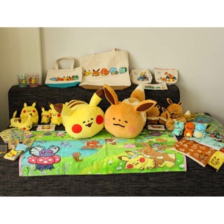 現貨 卡娜赫拉 寶可夢 聯名 Pokémon Kanahei 皮卡丘 伊布 玩偶 吊飾 收納包 化妝包 手巾