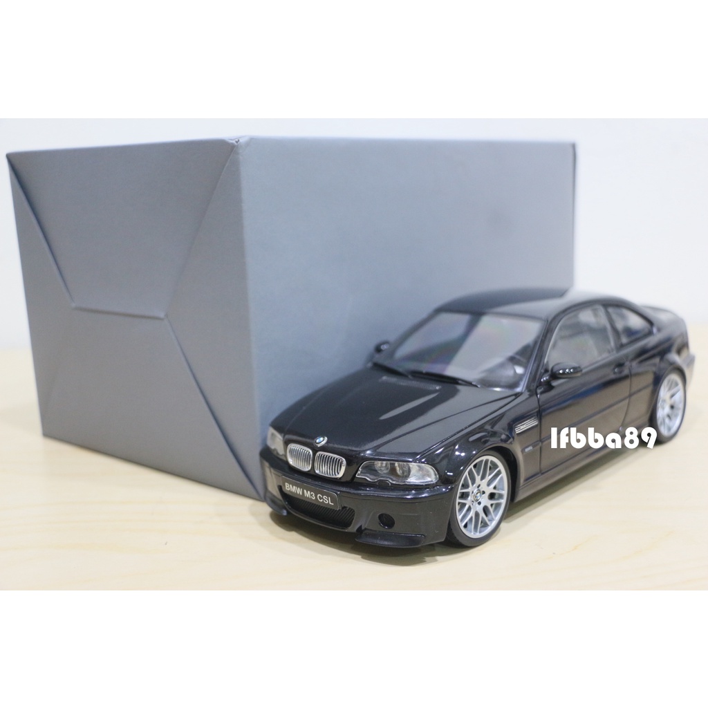Kyosho 1/18 BMW E46 M3 CSL BLACK 原廠 寶馬 黑