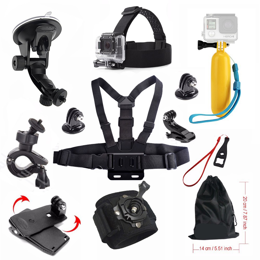 Gopro配件套件車載支架 用於gopro Hero 6 5運動相機 蝦皮購物