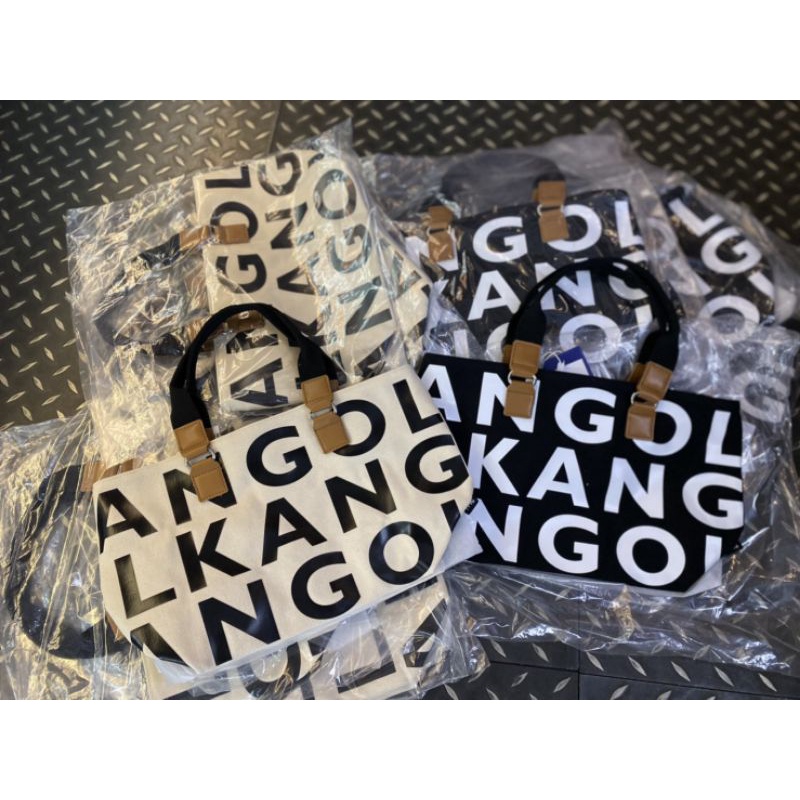 黑人王 KANGOL托特包 滿版 LOGO 托特包  時尚 水餃 風格 串標  手提 大容量 多款式$1380