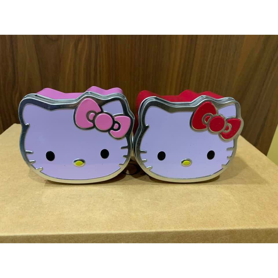 【二手】 Hello Kitty 凱蒂貓 婚禮小物鐵盒 空盒 收納盒
