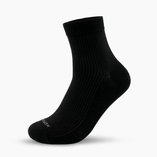 【HOFUN】經典商務紳士襪(男)_黑 除臭襪 抗菌襪 機能襪 休閒襪 西裝襪 皮鞋襪