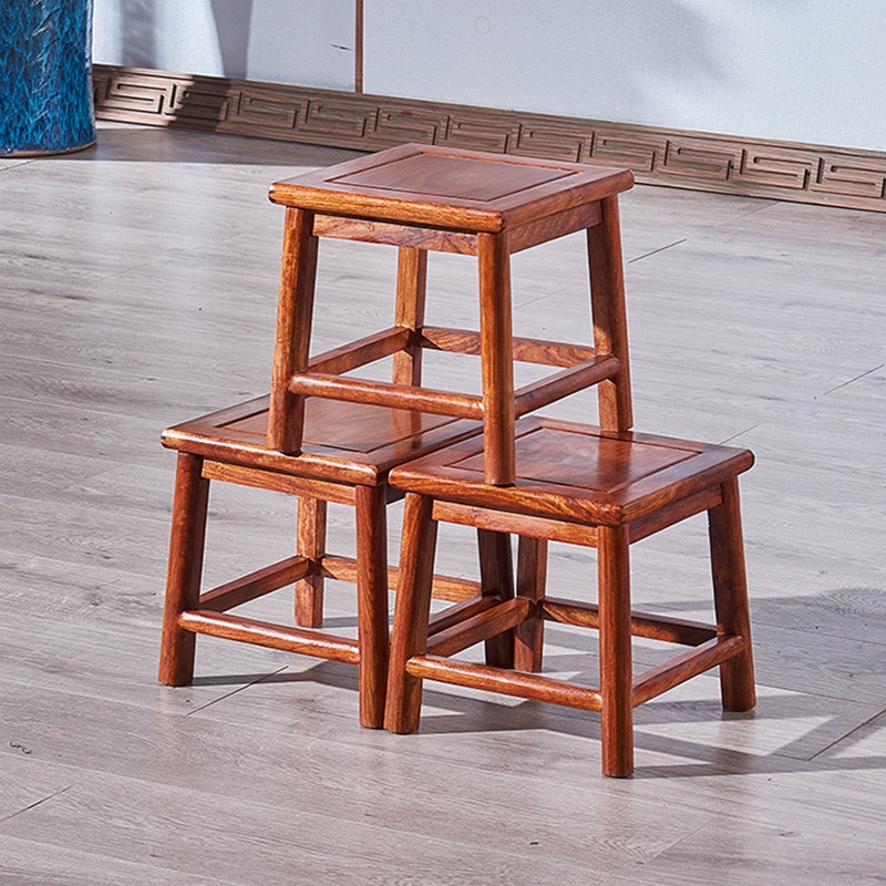 實木椅子 紅木椅子 小方凳 小闆凳 富貴凳 換鞋凳 釣魚凳 紅刺蝟 紫檀木凳 簡約 傢具