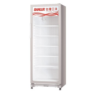 『家電批發林小姐』SANLUX台灣三洋 400公升 直立式冷藏櫃 SRM-400RA 雙層防霧強化玻璃門