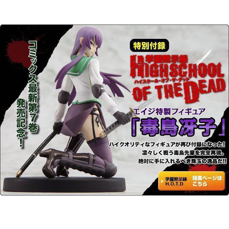 現貨日版學園默示錄highschool Of The Dead 毒島冴子11年7月附錄pvc 公仔 蝦皮購物