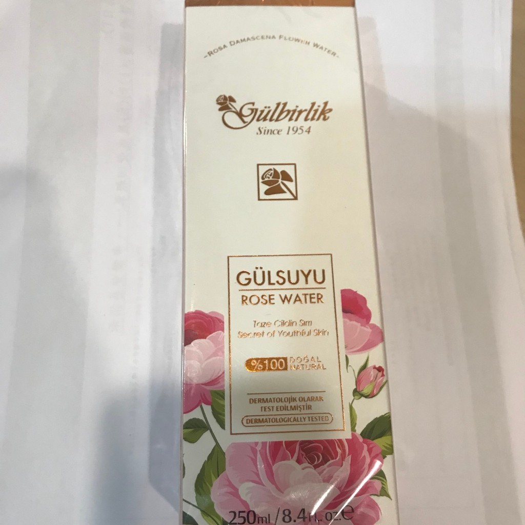 土耳其 Gulbirlik 250ML 玫瑰純露 玫瑰水 原Rosense