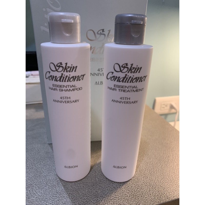 隨便賣！Albion 45th Anniversary 45週年紀念禮盒健康洗髮乳+健康護髮乳200ML(台灣公司貨）
