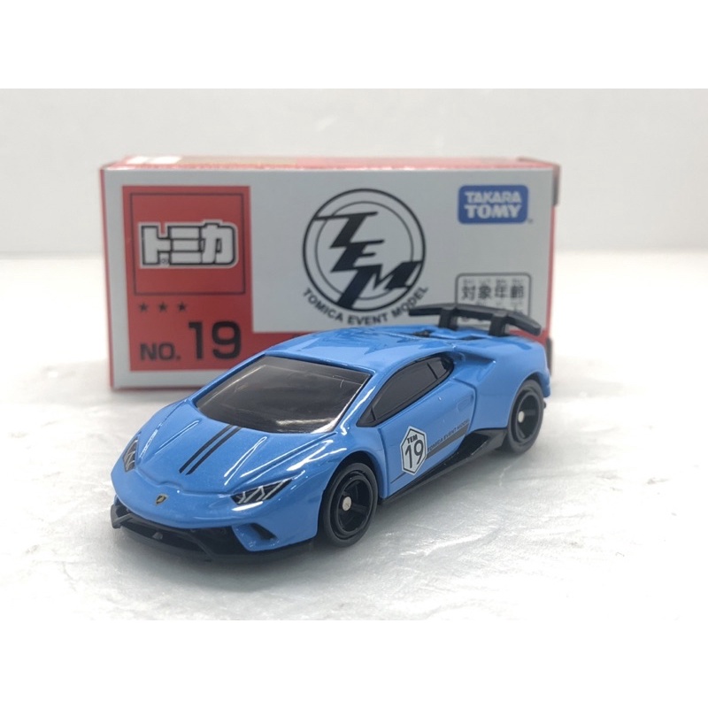 TOMICA EVENT 小車博覽會場 3星NO.19 LAMBORGHINI HURRICANE 2022新款會場車