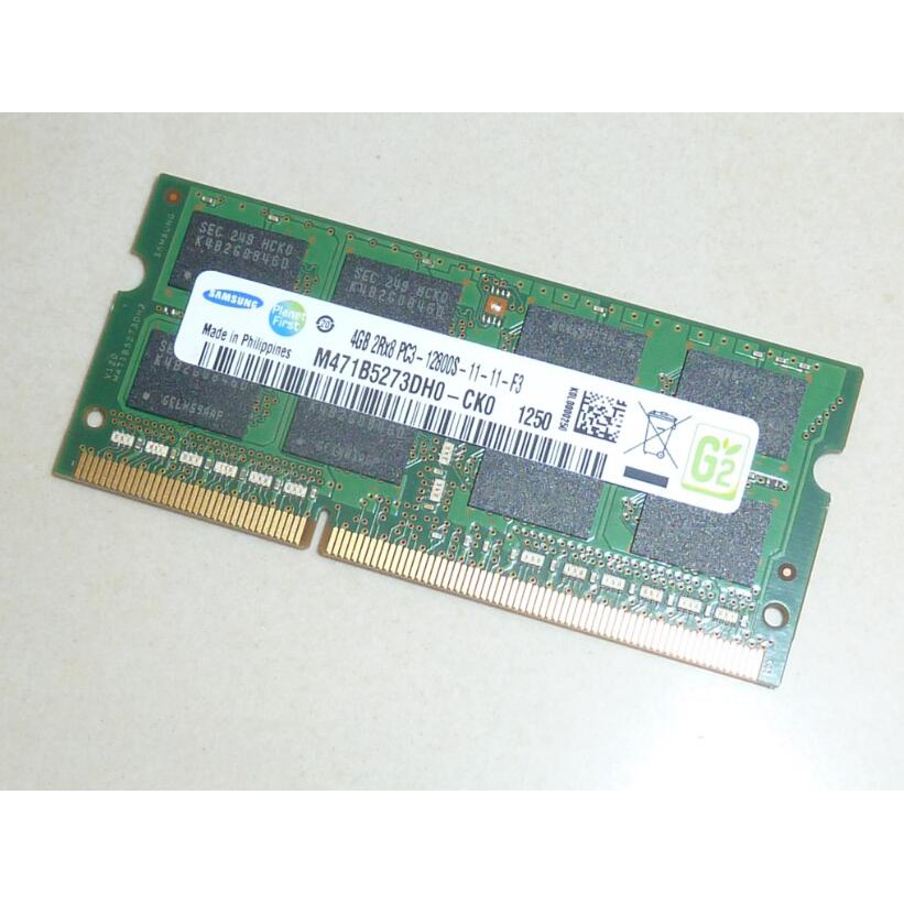 Samsung 三星 DDR3 1600 PC3 12800 4G GB 雙面