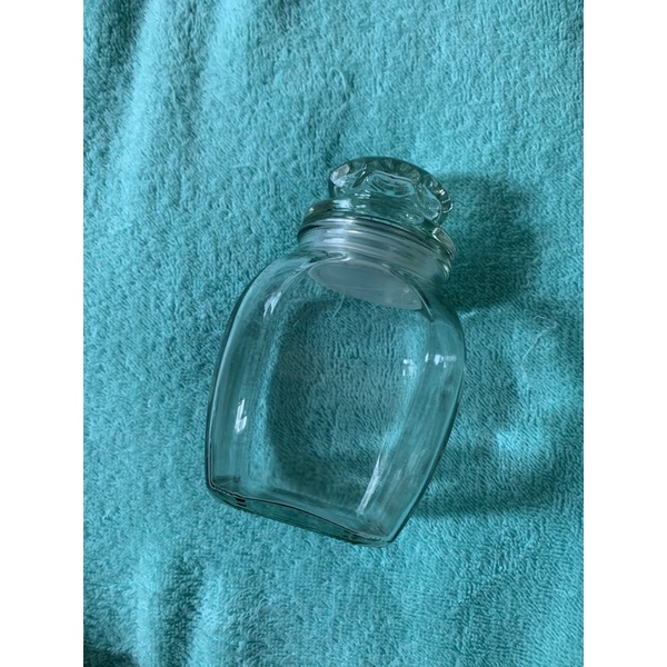 透明玻璃瓶附矽膠瓶蓋