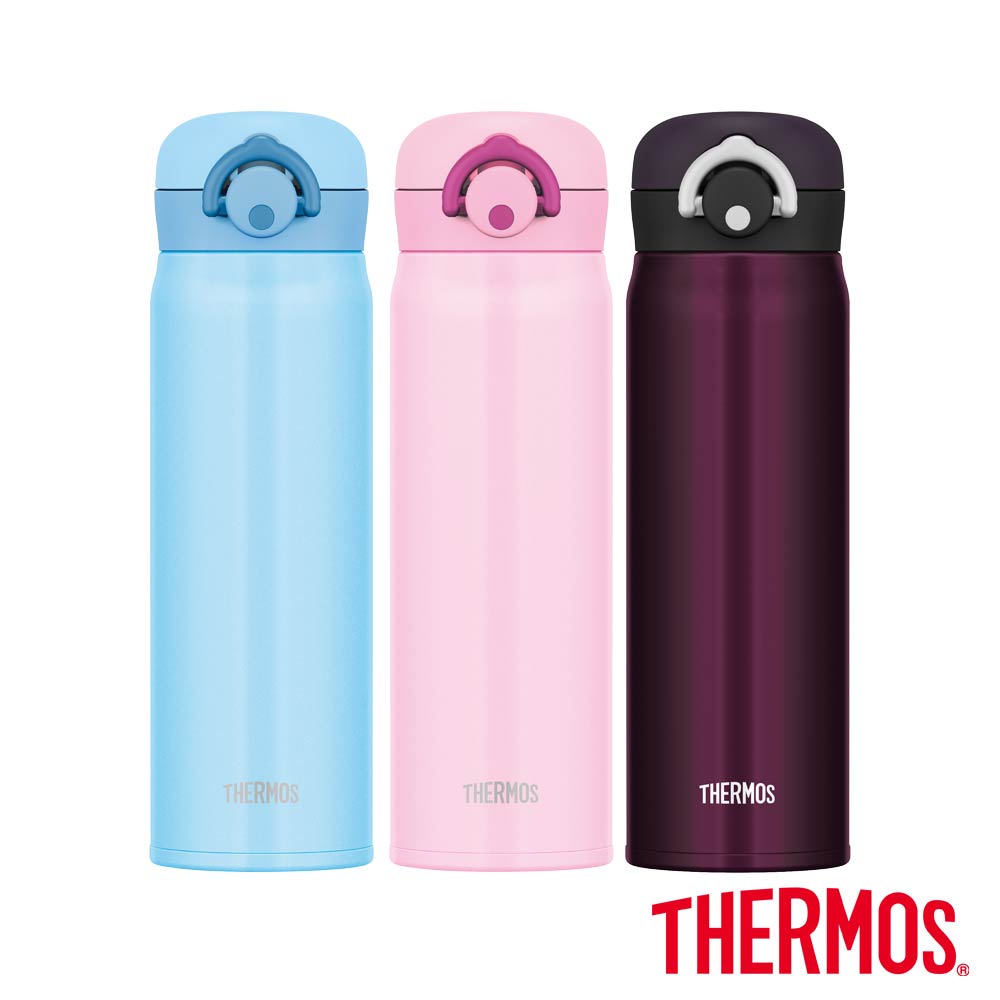 【THERMOS膳魔師】不鏽鋼真空輕巧變保溫瓶500ml(JNR-500)