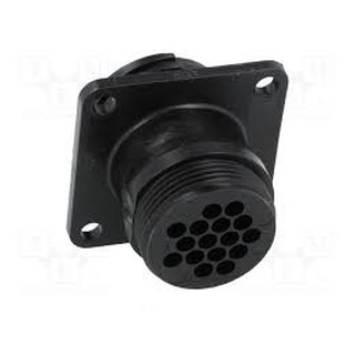 206036-1 16P公座TE / Tyco AMP 17號標準環形圓形連接器 (含稅)【佑齊企業 iCmore】