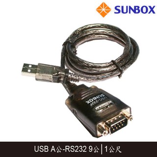 【3CTOWN】含稅附發票 SunBox USC-232F USB to RS232 轉換器 轉接線 1M