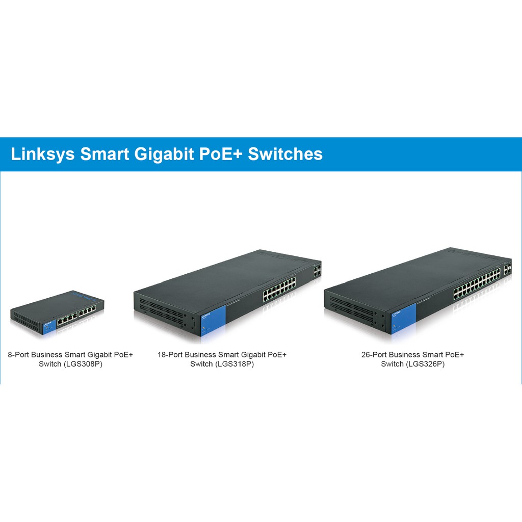 稀有 思科 LINKSYS LGS326P Smart Gigabit PoE+ Switch LGS308P POE