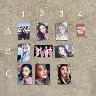 MAMAMOO 頌樂 玟星 輝人 華沙 官方小卡