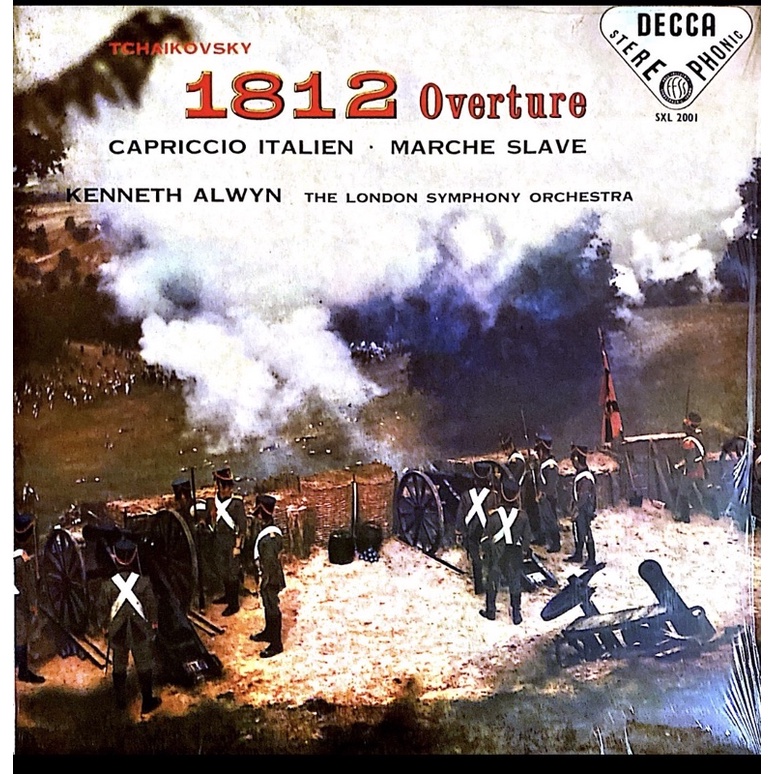 可面交‼️ 黑膠唱片 LP 柴可夫斯基:1812序曲、義大利隨想曲 / 肯尼．奧爾文(指揮)、倫敦交響樂團