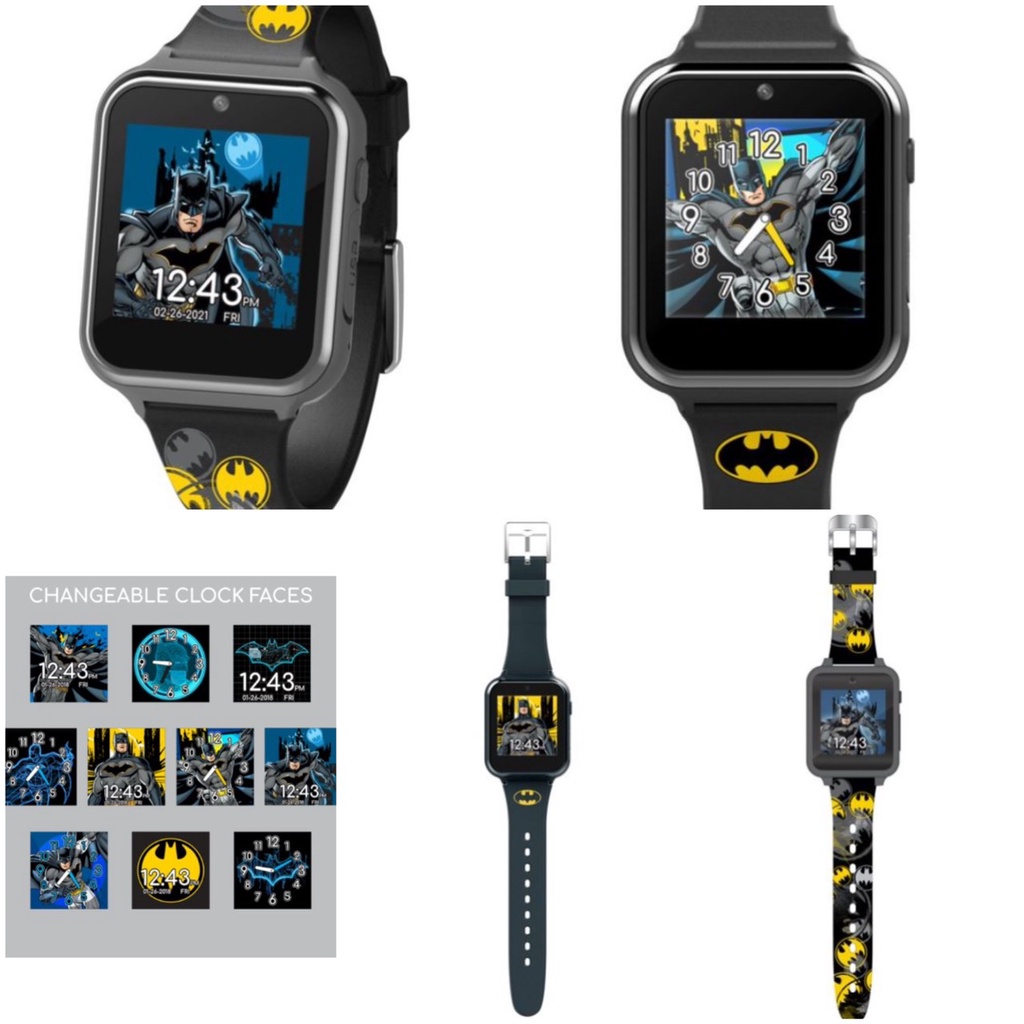 共3款❤️正版❤️美國超級英雄 DC 漫畫 BATMAN 蝙蝠俠 錄音 錄影 遊戲 觸控螢幕 指針 時鐘 多功能 手錶