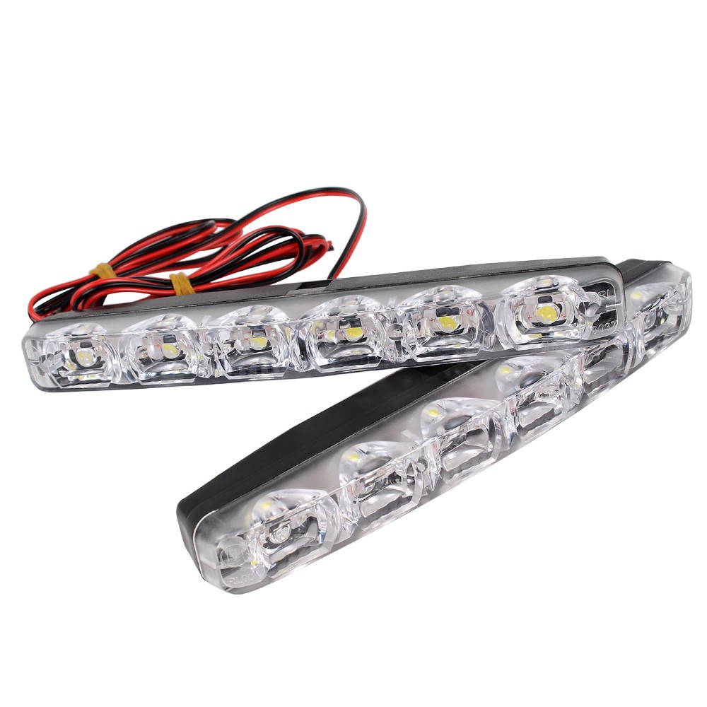 （一對裝）LED燈 汽車機車6LED 日行燈 PPC 汽車日行燈 DRL 汽車 白天 LED燈 （現貨）燈  車燈