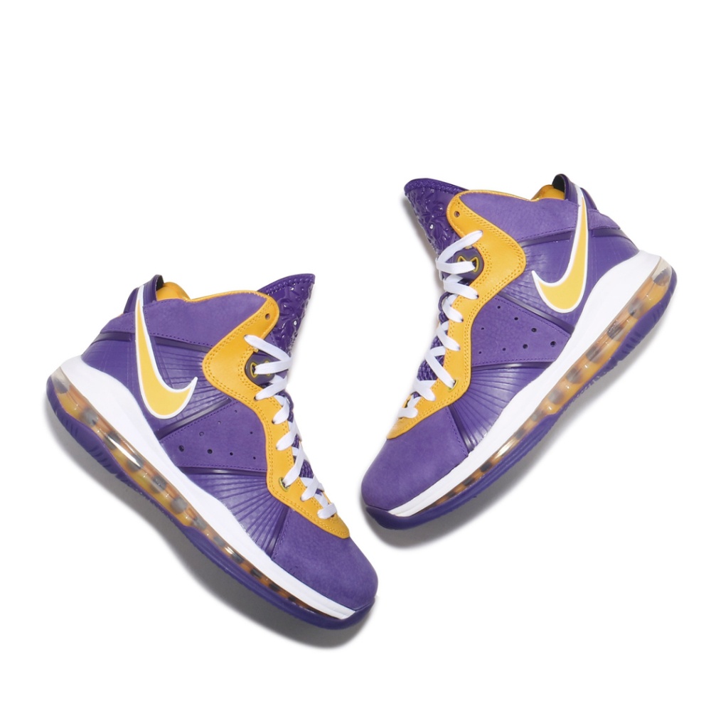 S.G NIKE LeBron VIII GS Lakers 湖人隊 紫金 籃球鞋 大童鞋 女鞋 CT5115-500