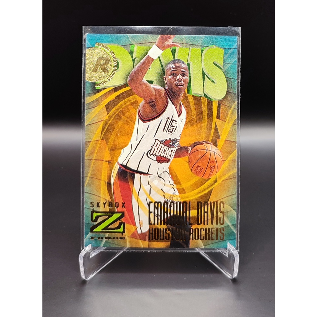 96-97 SkyBox Z-Force Basketball #145 Emanual Davis RC