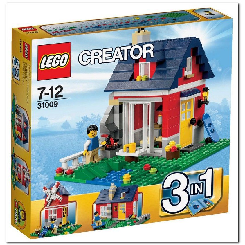 ~樂樂等~ 樂高LEGO &lt;絕版好物&gt; creator 3合1 31009 小農舍
