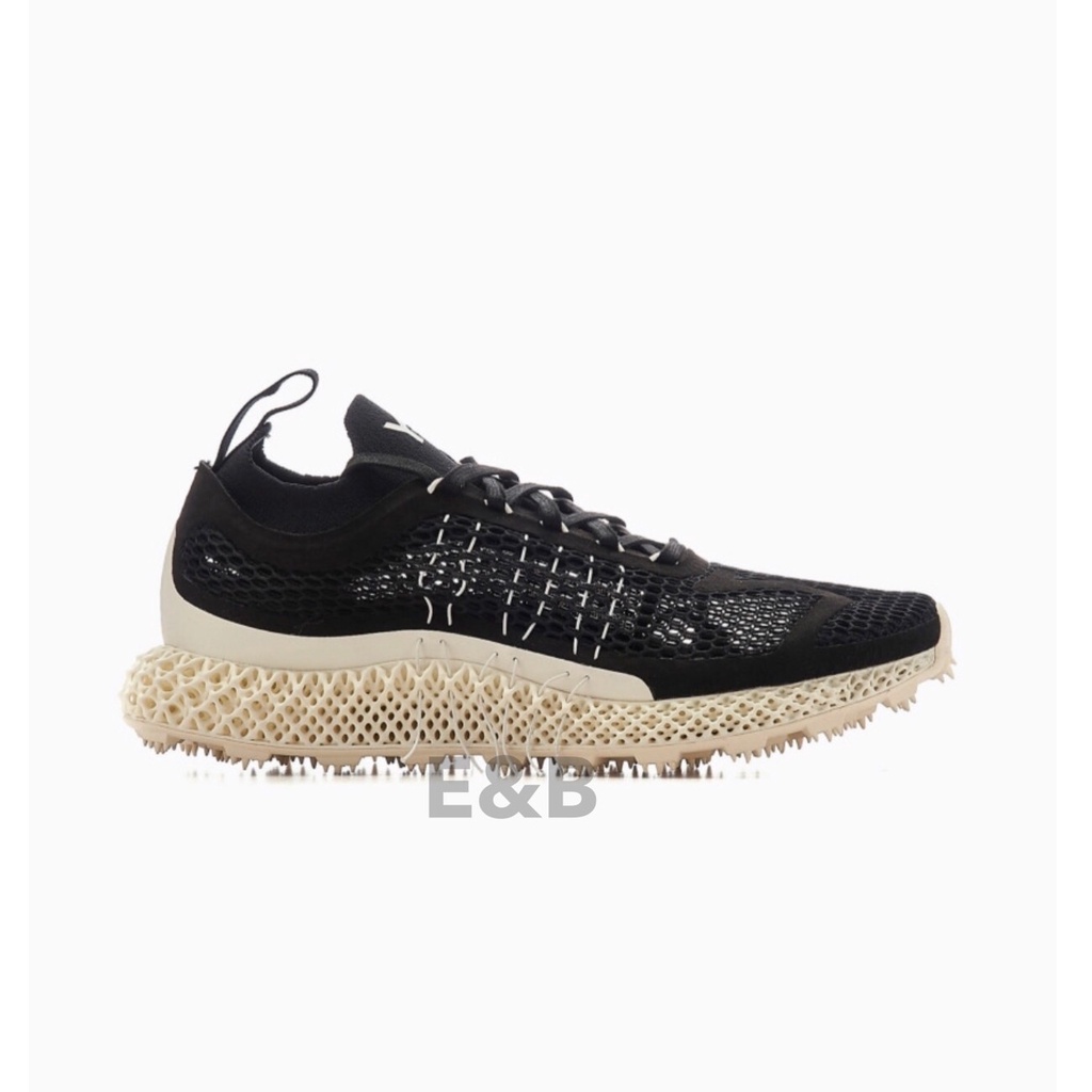 【E&amp;B】Adidas Y-3 Runner 4D Halo 黑乳白