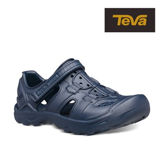 【TEVA】中童 Omnium Drift 水陸輕量護趾涼鞋/雨鞋/水鞋/童鞋-海軍藍 (原廠現貨)