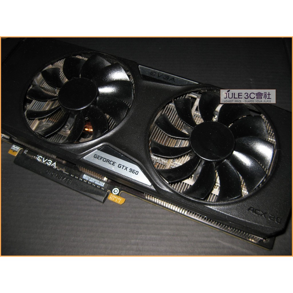 JULE 3C會社-艾維克EVGA GTX960 4GB SSC GAMING ACX 2.0+ DDR5/保內/顯示卡