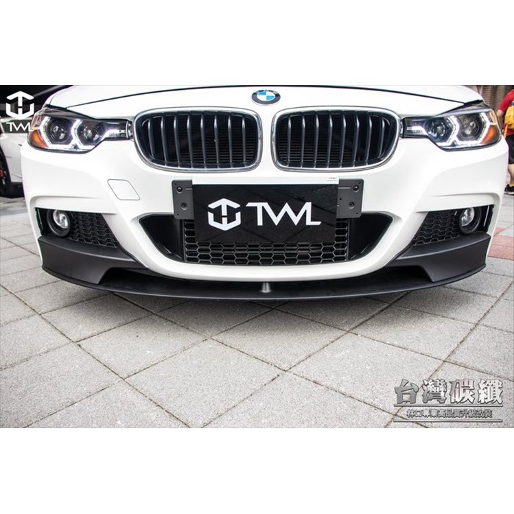 TWL 台灣碳纖 BMW F30 F31 M-PERFORMANCE P款 前下擾流前下巴328 320 330