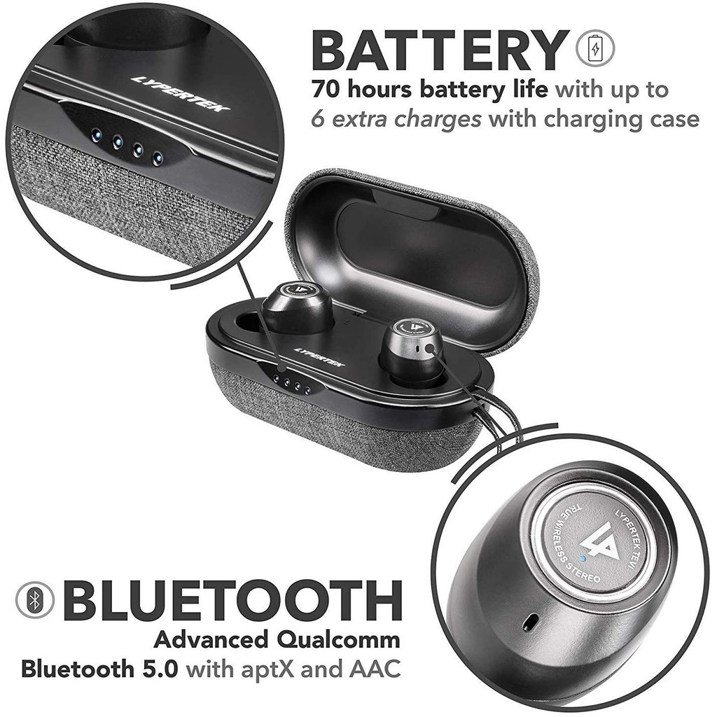 lypertek tevi true wireless earphones